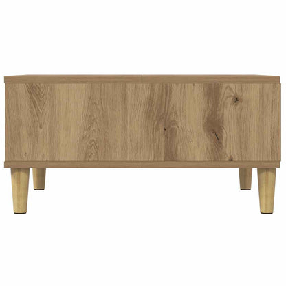 Coffee Table Artisan Oak 60x60x30 cm Engineered Wood