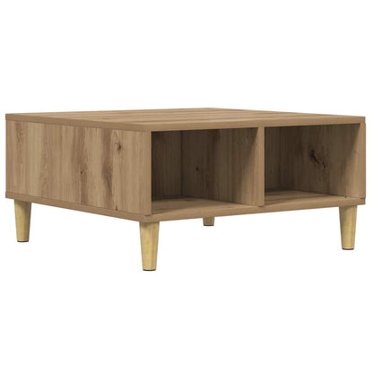 Coffee Table Artisan Oak 60x60x30 cm Engineered Wood