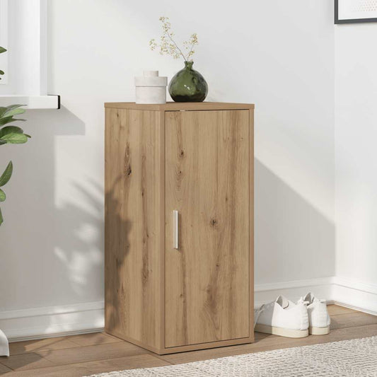 Shoe Cabinet Artisan Oak 32x35x70 cm Engineered Wood