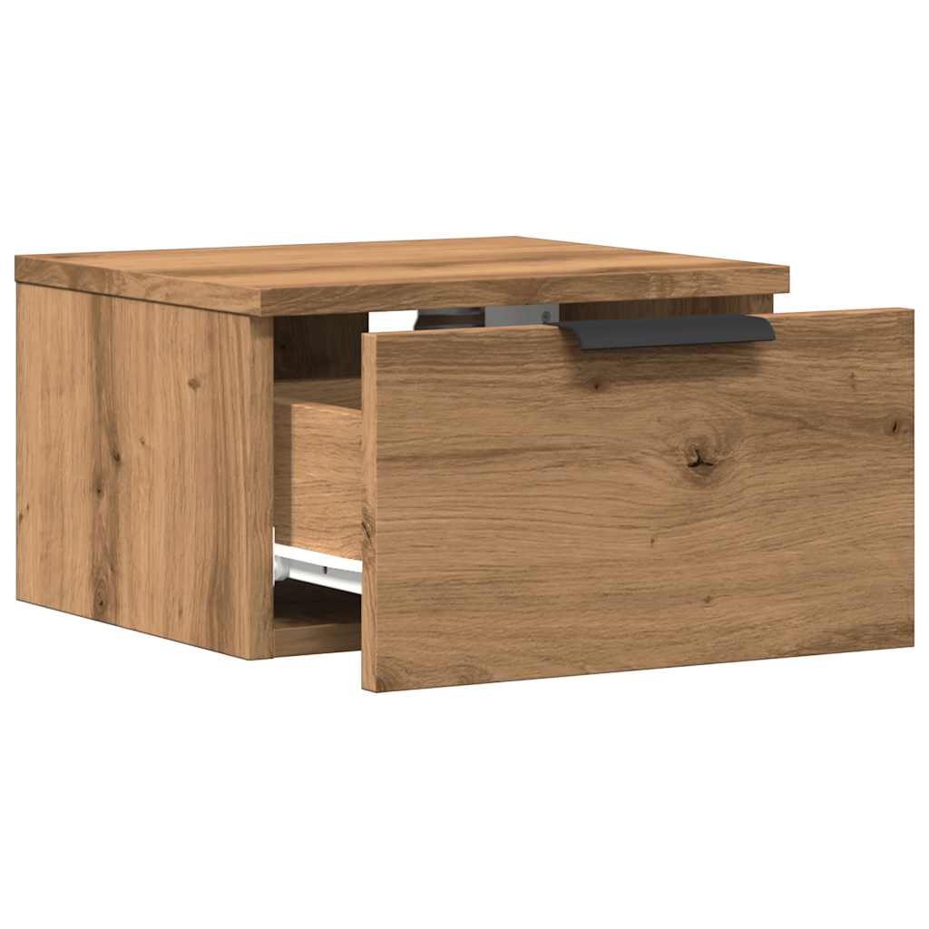 Wall-mounted Bedside Cabinets 2 pcs Artisan Oak 34x30x20 cm