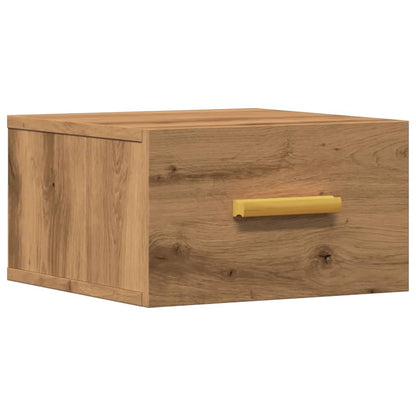 Wall-mounted Bedside Cabinet Artisan Oak 35x35x20 cm