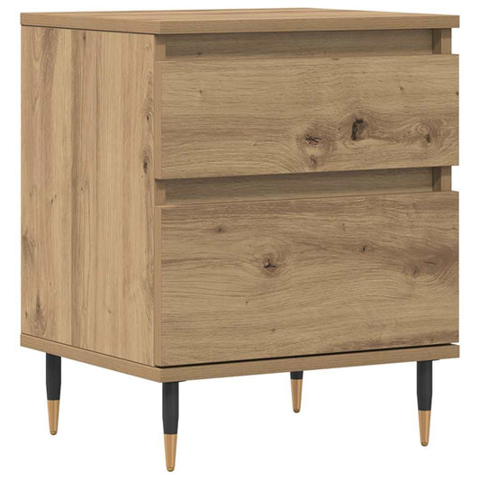 Bedside Cabinet Artisan Oak 40x35x50 cm Engineered Wood