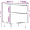 Bedside Cabinet Artisan Oak 40x35x50 cm Engineered Wood