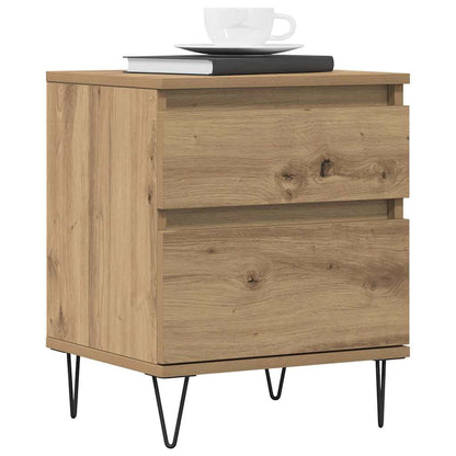 Bedside Cabinets 2 pcs Artisan Oak 40x35x50 cm Engineered Wood