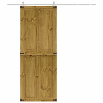 Barn Door CORONA 70x210 cm Solid Wood Pine