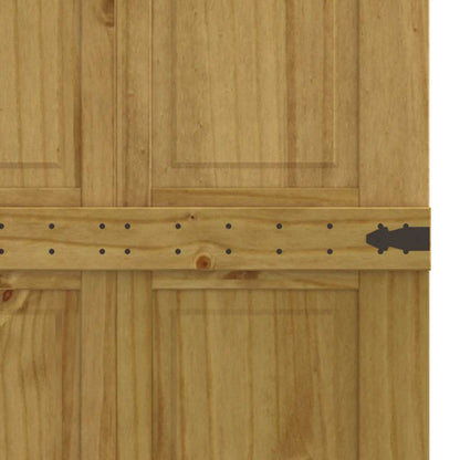 Barn Door CORONA 70x210 cm Solid Wood Pine