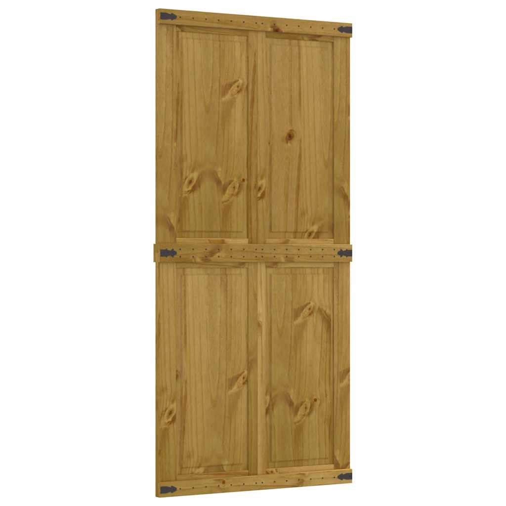 Barn Door CORONA 100x210 cm Solid Wood Pine