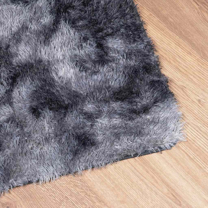 Shaggy Rug High Pile NAVARRA Dark Grey 60x100 cm Polyester