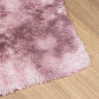 Shaggy Rug High Pile NAVARRA Dusty Pink 60x100 cm Polyester