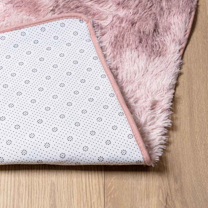 Shaggy Rug High Pile NAVARRA Dusty Pink 60x100 cm Polyester