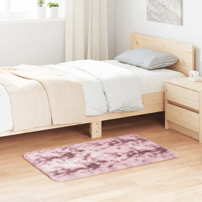 Shaggy Rug High Pile NAVARRA Dusty Pink 60x100 cm Polyester