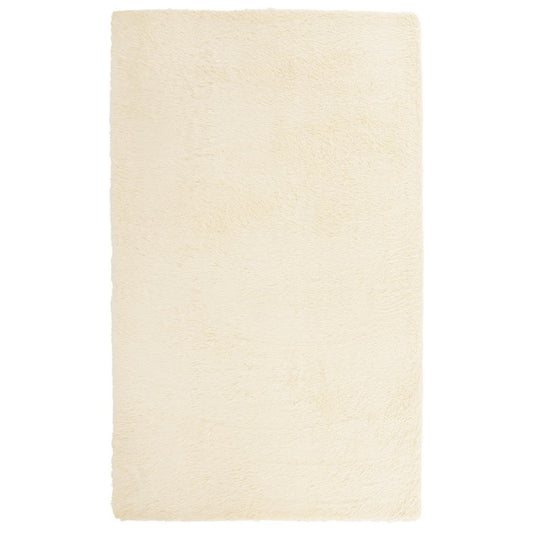 Shaggy Rug High Pile NAVARRA Cream 80x150 cm Polyester