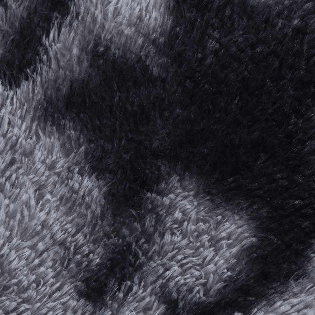 Shaggy Rug High Pile NAVARRA Dark Grey 80x150 cm Polyester