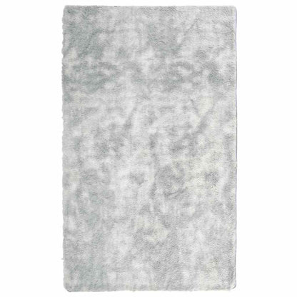 Shaggy Rug High Pile NAVARRA Silver Grey 80x150 cm Polyester