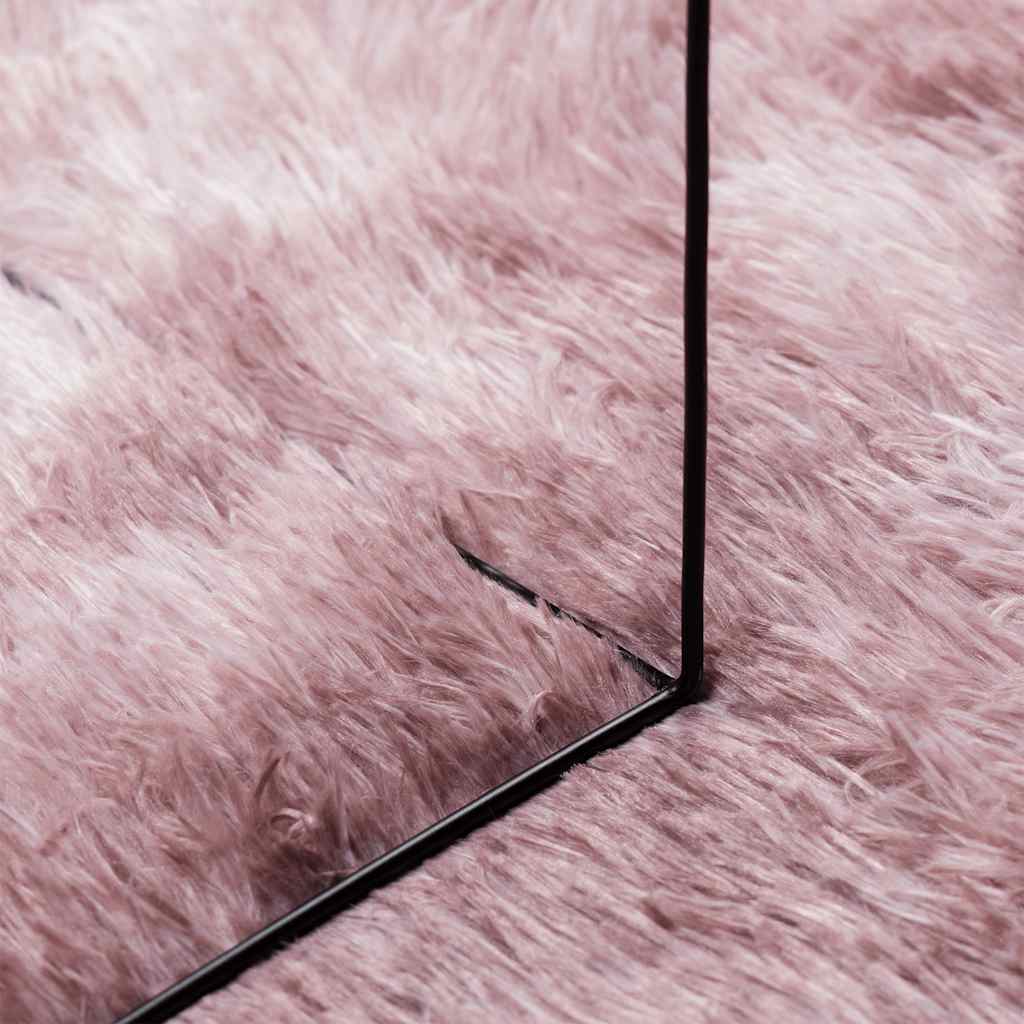 Shaggy Rug High Pile NAVARRA Dusty Pink 120x170 cm Polyester