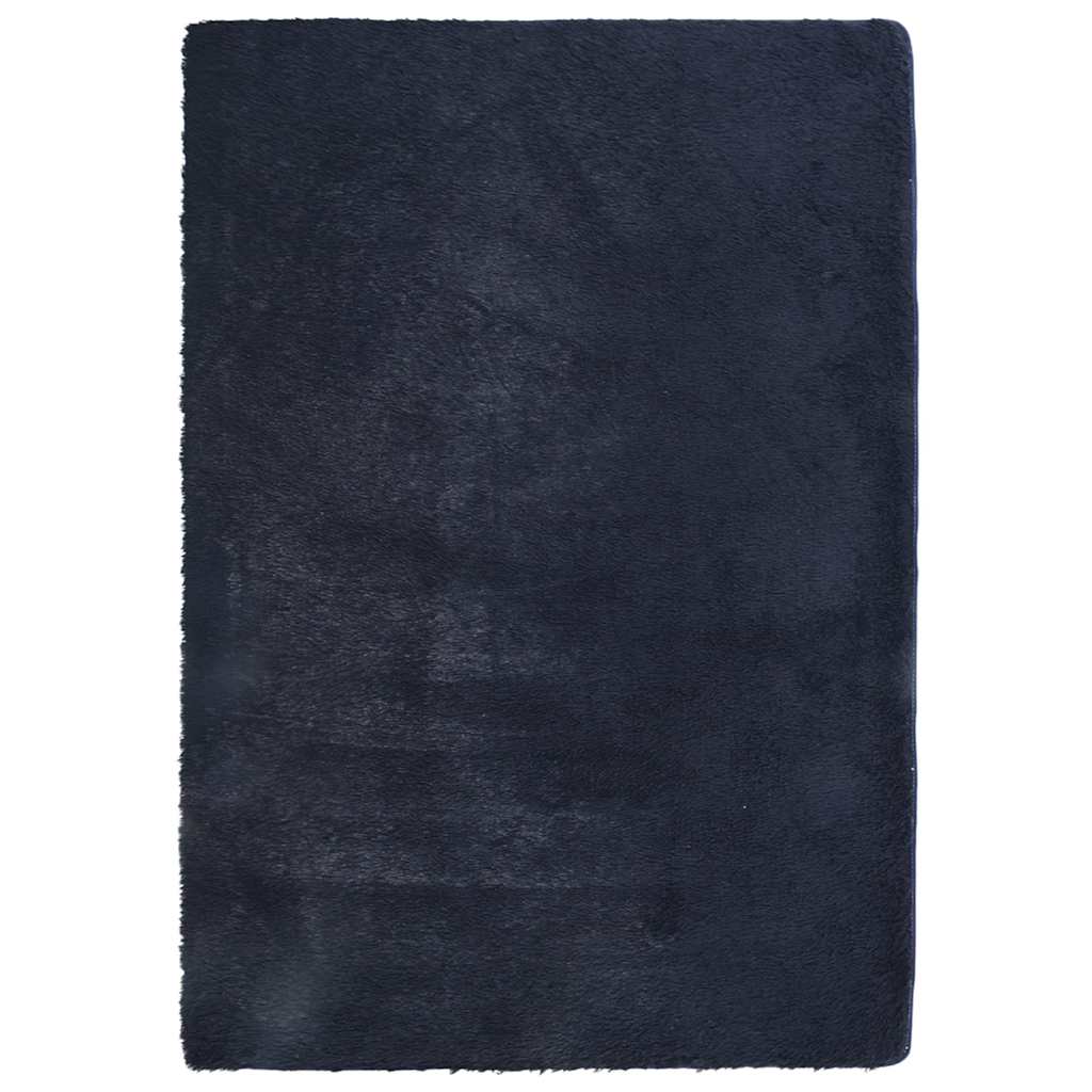 Shaggy Rug High Pile NAVARRA Navy 120x170 cm Polyester