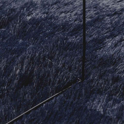 Shaggy Rug High Pile NAVARRA Navy 120x170 cm Polyester