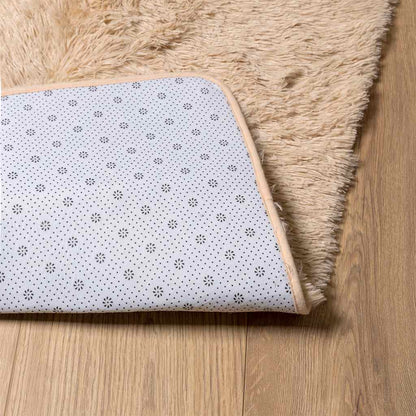 Shaggy Rug High Pile NAVARRA Beige 130x200 cm Polyester