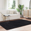 Shaggy Rug High Pile NAVARRA Black 130x200 cm Polyester