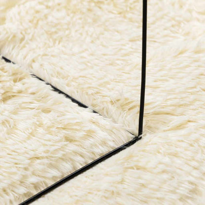 Shaggy Rug High Pile NAVARRA Cream 130x200 cm Polyester