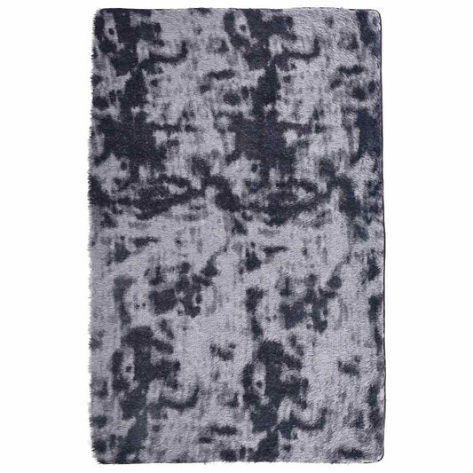 Shaggy Rug High Pile NAVARRA Dark Grey 130x200 cm Polyester