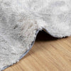 Shaggy Rug High Pile NAVARRA Light Grey 130x200 cm Polyester