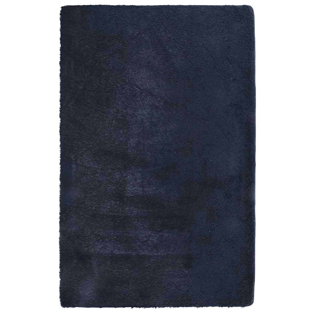 Shaggy Rug High Pile NAVARRA Navy 130x200 cm Polyester