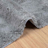 Shaggy Rug High Pile NAVARRA Silver Grey 130x200 cm Polyester