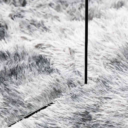 Shaggy Rug High Pile NAVARRA Silver Grey 130x200 cm Polyester