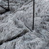 Shaggy Rug High Pile NAVARRA Silver Grey 130x200 cm Polyester