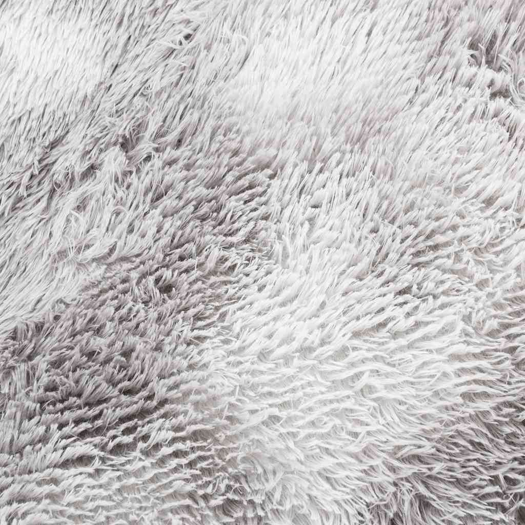 Shaggy Rug High Pile NAVARRA Silver Grey 130x200 cm Polyester