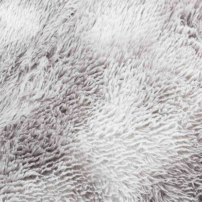 Shaggy Rug High Pile NAVARRA Silver Grey 130x200 cm Polyester