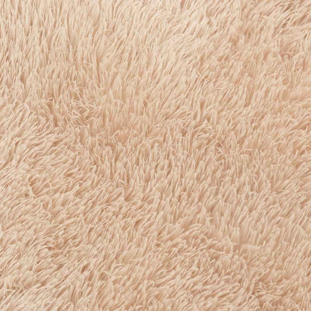 Shaggy Rug High Pile NAVARRA Beige 160x230 cm Polyester