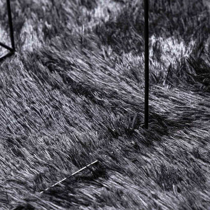 Shaggy Rug High Pile NAVARRA Dark Grey 160x230 cm Polyester