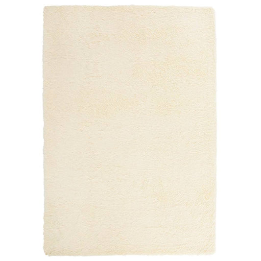 Shaggy Rug High Pile NAVARRA Cream 200x290 cm Polyester