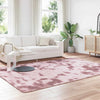 Shaggy Rug High Pile NAVARRA Dusty Pink 200x290 cm Polyester
