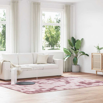 Shaggy Rug High Pile NAVARRA Dusty Pink 200x290 cm Polyester