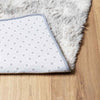 Shaggy Rug High Pile NAVARRA Light Grey 200x290 cm Polyester