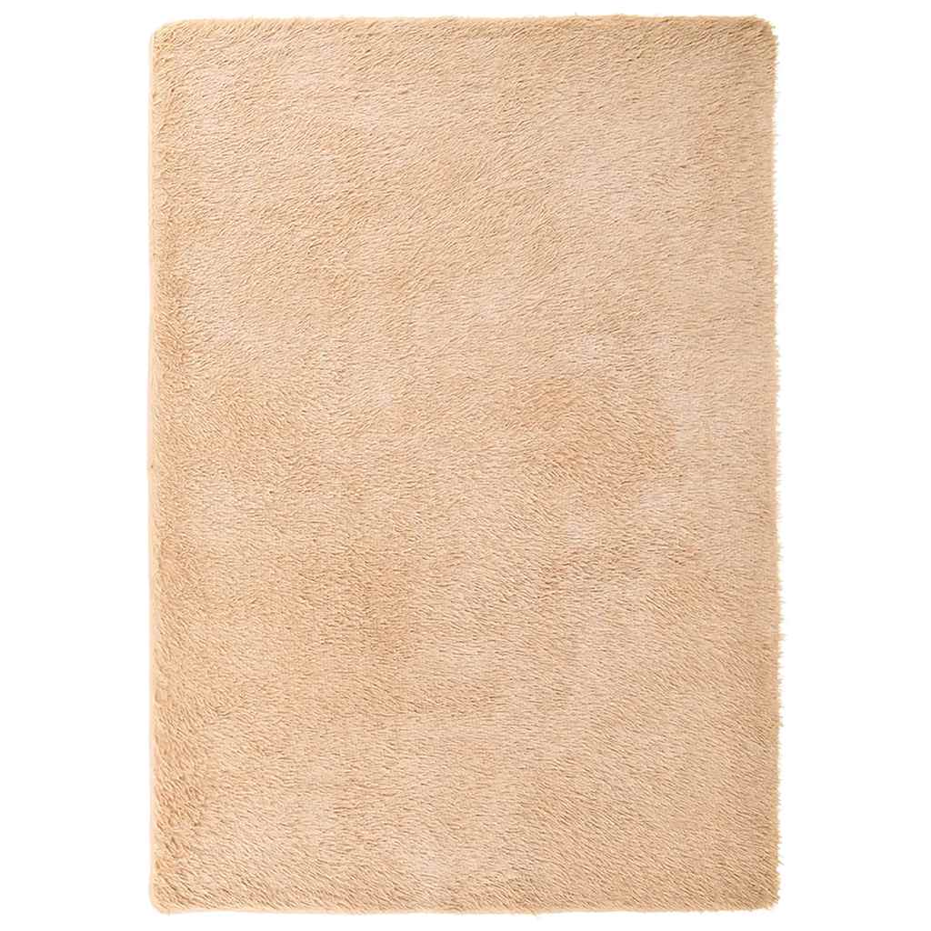 Shaggy Rug High Pile NAVARRA Beige 240x340 cm Polyester
