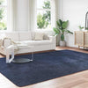 Shaggy Rug High Pile NAVARRA Navy 240x340 cm Polyester