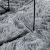 Shaggy Rug High Pile NAVARRA Silver Grey 240x340 cm Polyester
