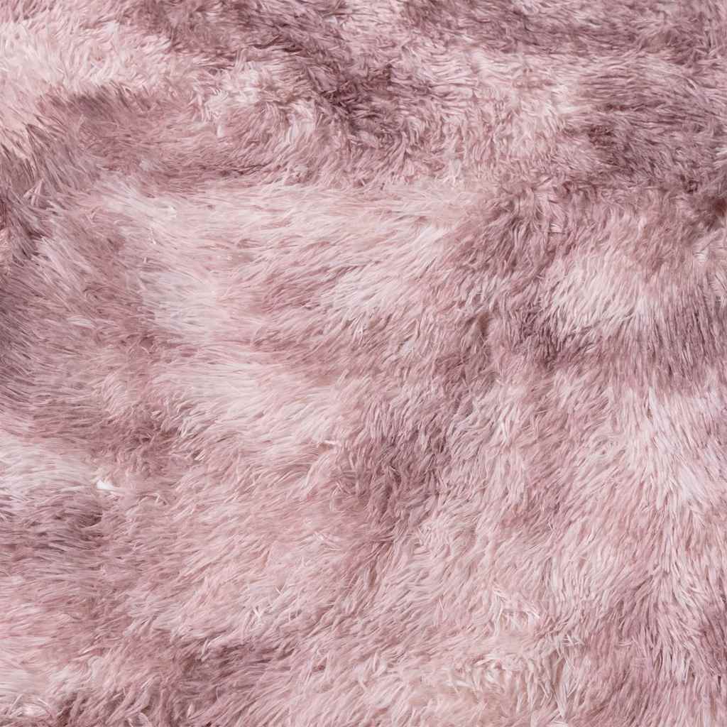 Shaggy Rug High Pile NAVARRA Dusty Pink 120x120 cm Polyester