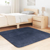 Shaggy Rug High Pile NAVARRA Navy 120x120 cm Polyester