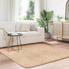 Shaggy Rug High Pile NAVARRA Beige 160x160 cm Polyester