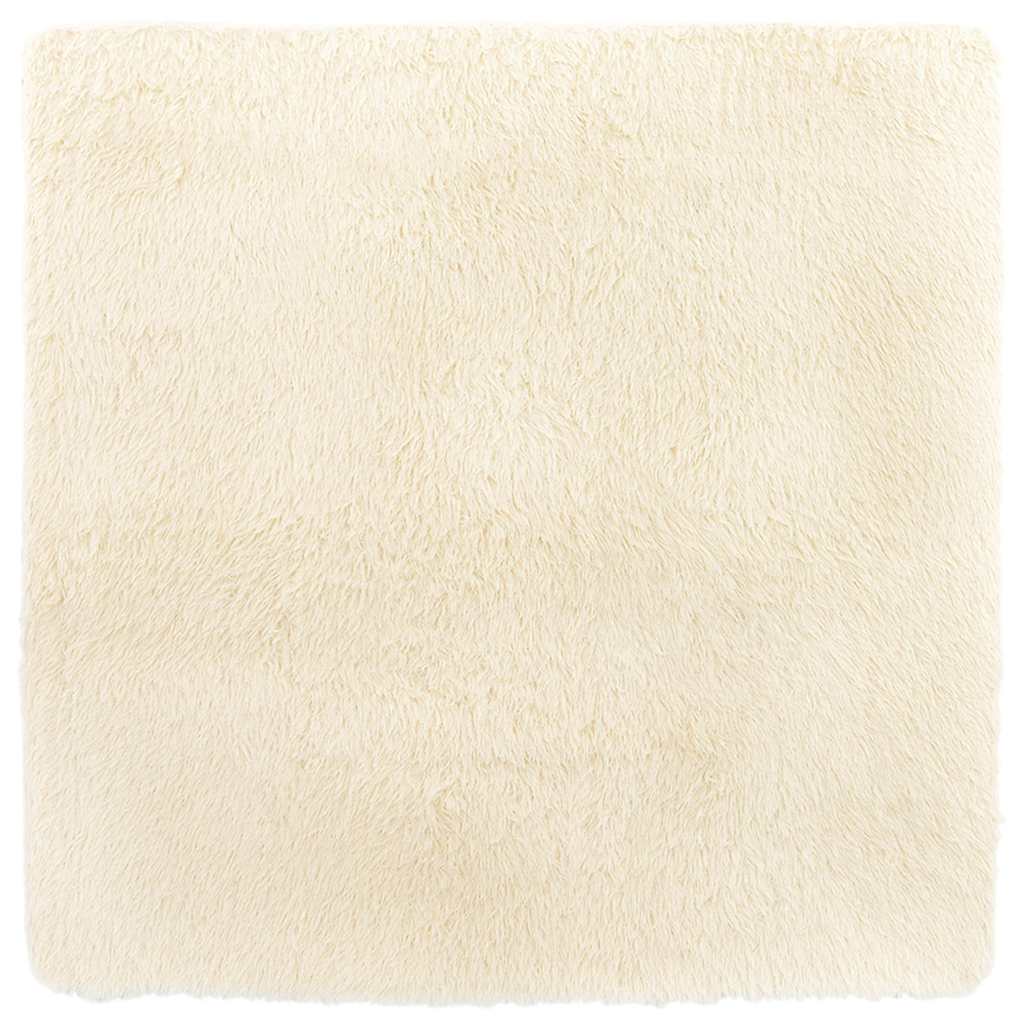 Shaggy Rug High Pile NAVARRA Cream 160x160 cm Polyester
