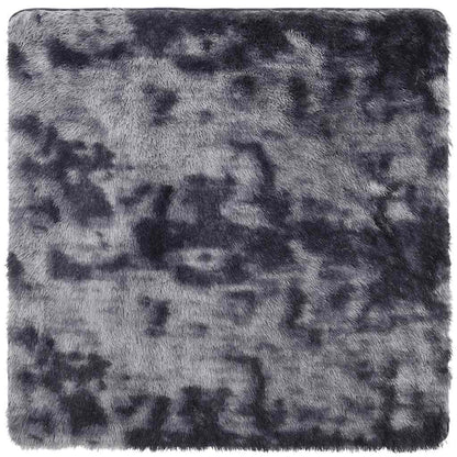 Shaggy Rug High Pile NAVARRA Dark Grey 160x160 cm Polyester