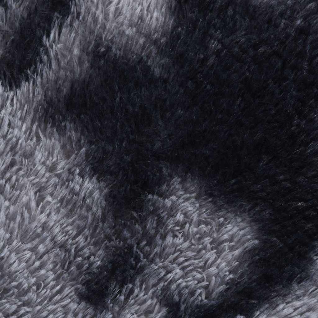 Shaggy Rug High Pile NAVARRA Dark Grey 160x160 cm Polyester