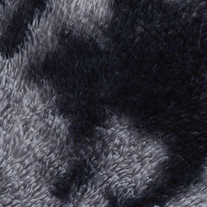 Shaggy Rug High Pile NAVARRA Dark Grey 160x160 cm Polyester