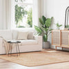 Shaggy Rug High Pile NAVARRA Beige 200x200 cm Polyester