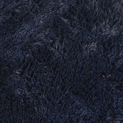 Shaggy Rug High Pile NAVARRA Navy 200x200 cm Polyester